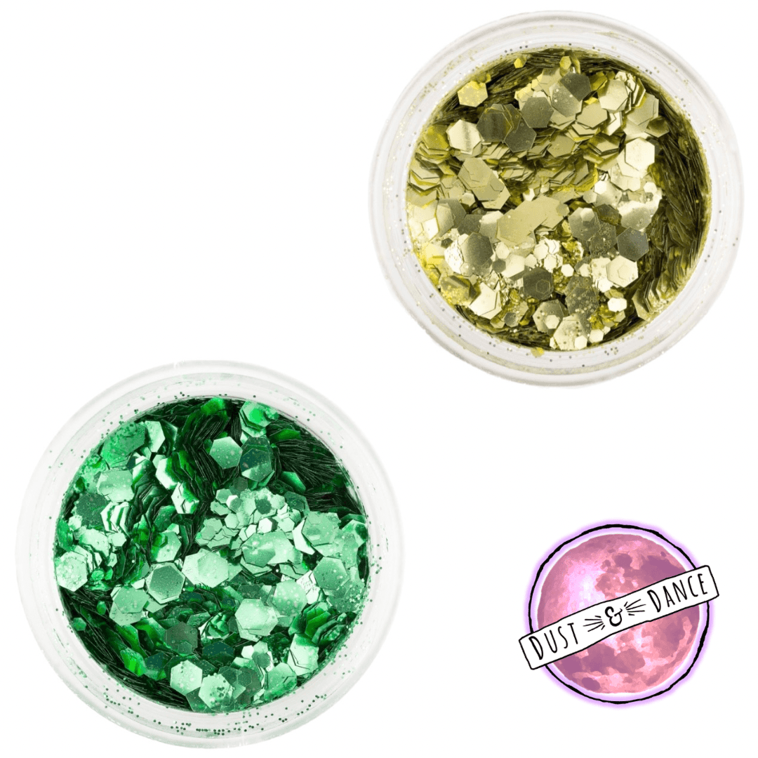 Duo Pack - Gold and Spring Green - Dust & Dance