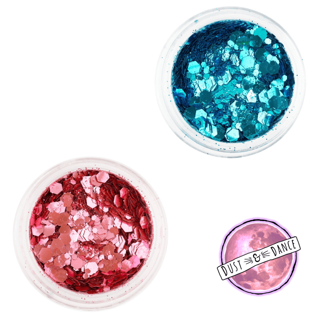 Duo Pack - Rose Pink and Sky Blue - Dust & Dance