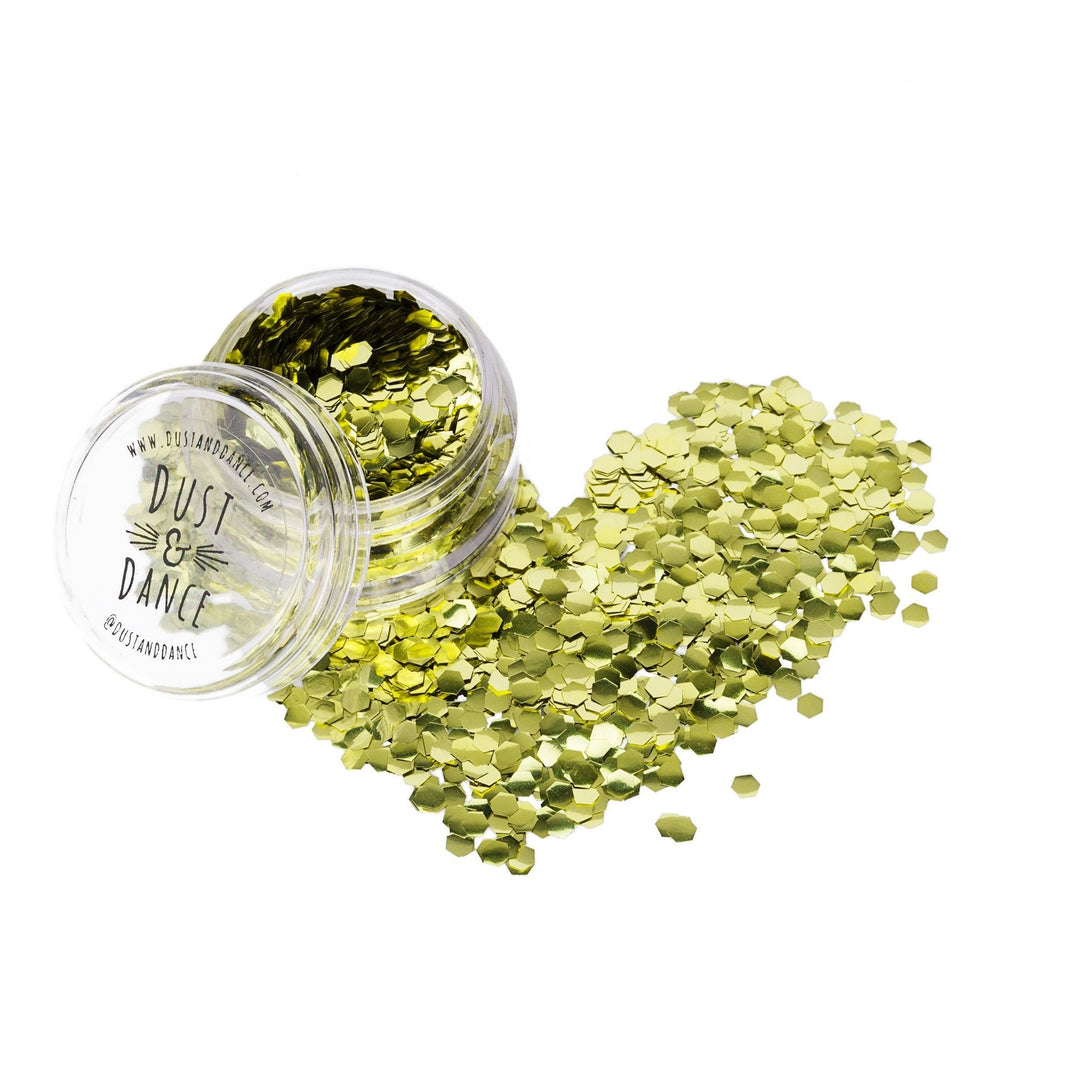 Gold Biodegradable Glitter - Various Sizes - Dust & Dance