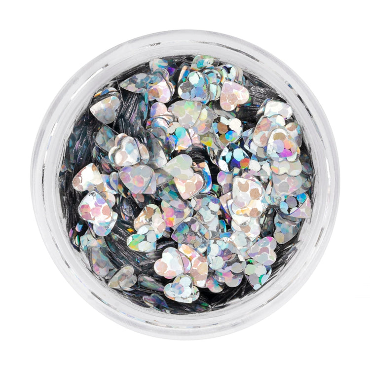 NEW! Holographic Hearts - Biodegradable Glitter - Dust & Dance