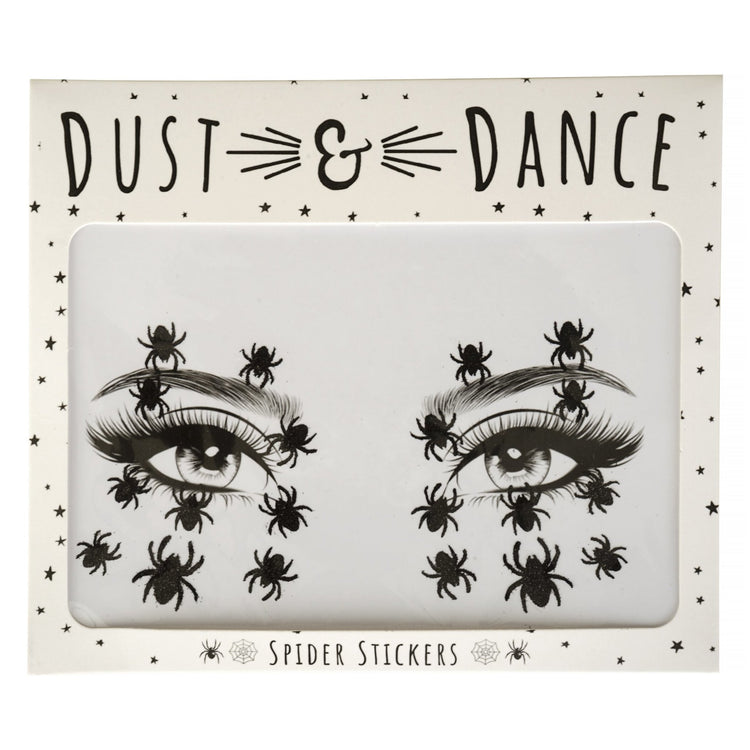 NEW! Sparkly Spider Stickers - Dust & Dance