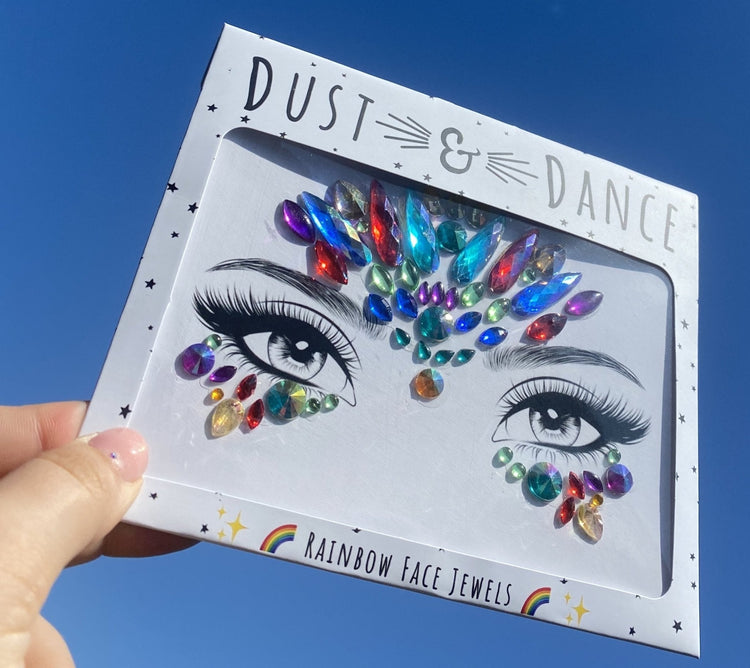 Not Quite Perfect Rainbow Face Jewels 🌈 - Dust & Dance