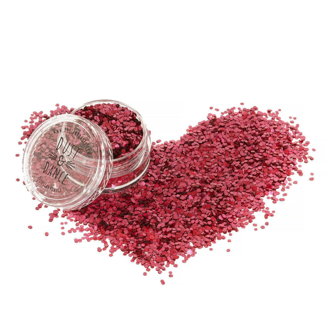 Red Biodegradable Glitter - Various Sizes - Dust & Dance