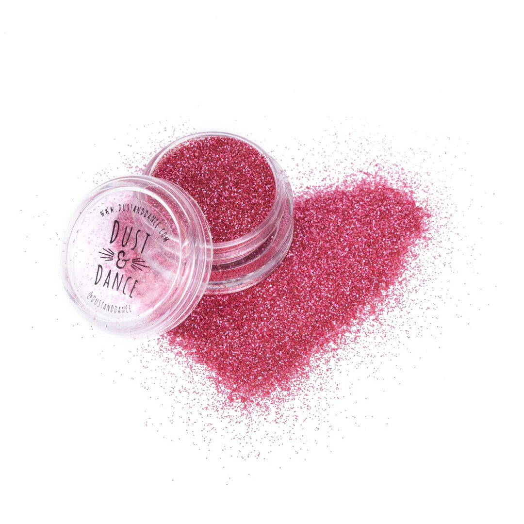 Rose Pink Biodegradable Glitter - Various Sizes - Dust & Dance