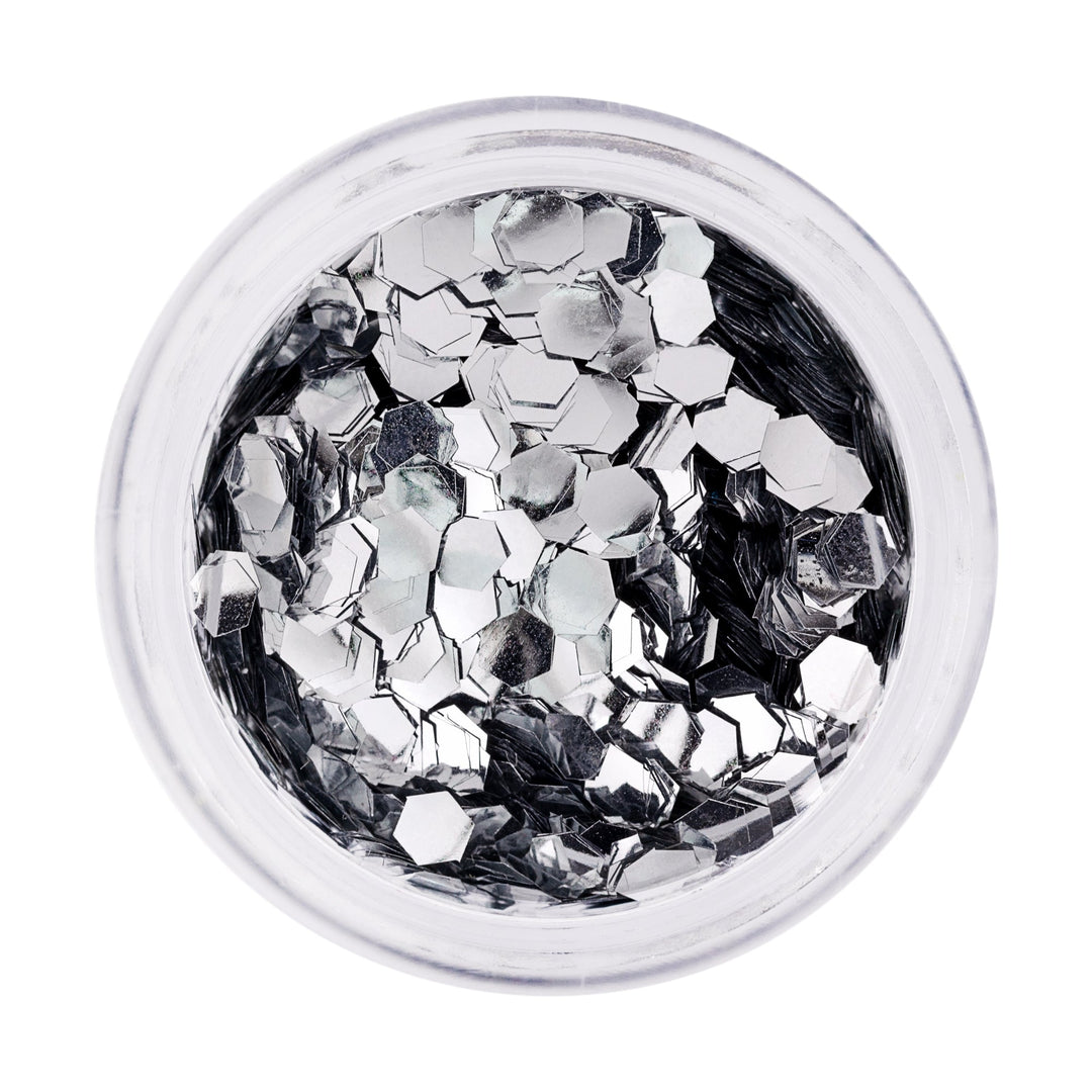 Silver Biodegradable Glitter - Various Sizes - Dust & Dance