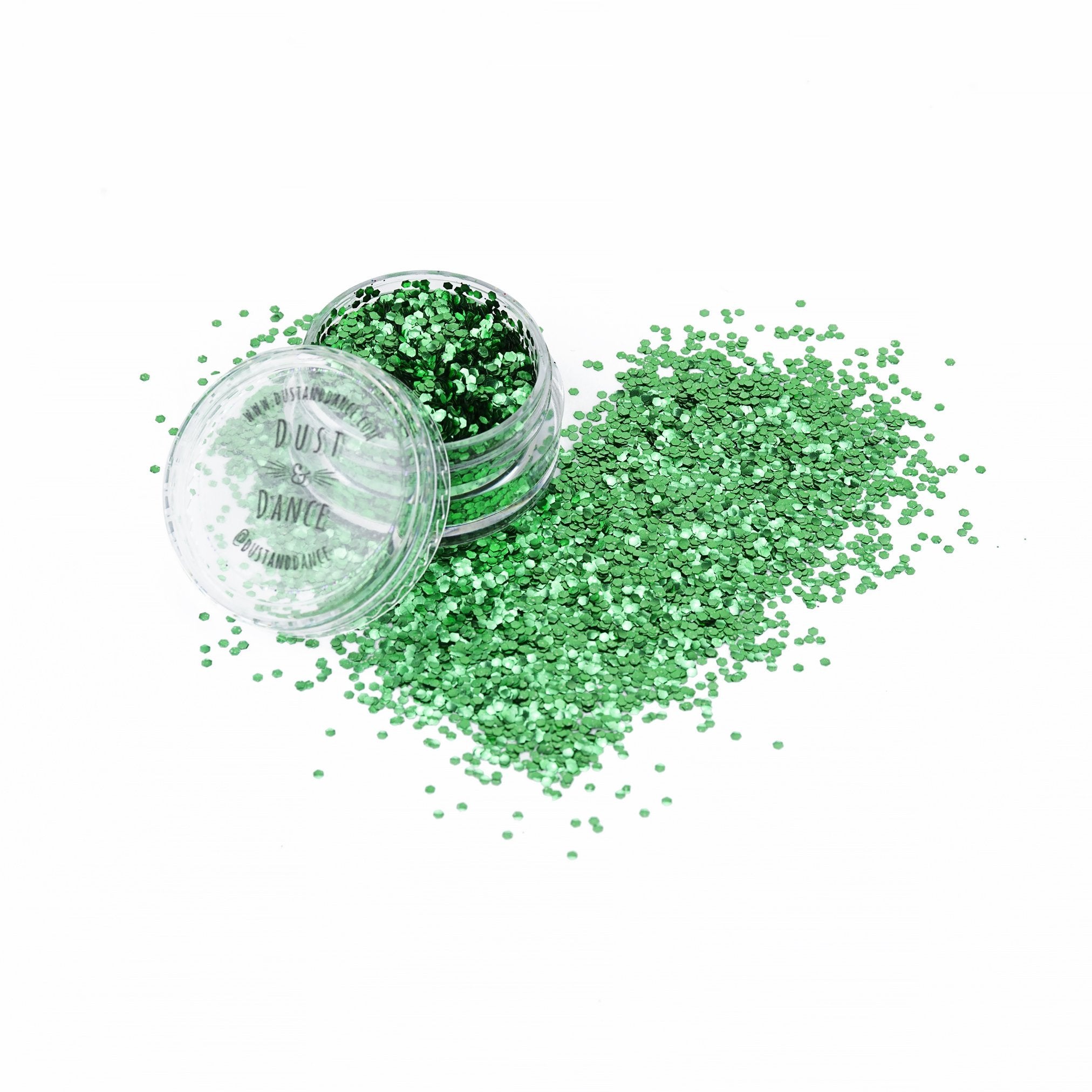 Spring Green Biodegradable Glitter - Various Sizes - Dust & Dance