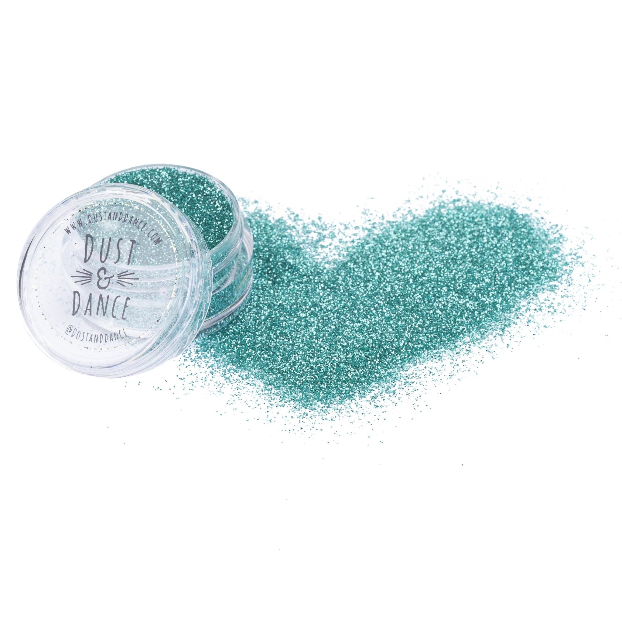 Turquoise Biodegradable Glitter - Various Sizes - Dust & Dance